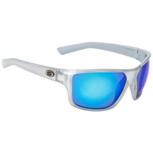 Strike King S11 Clinch Sunglasses - Crystal/Blue Mirror