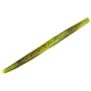 Strike King Shim-E-Stick Fishing Lures - Green Pumpkin/Chartreuse Swirl