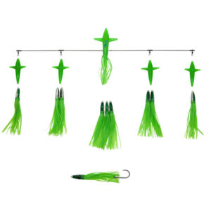 ChatterLures 36" Super Splash Bar with 9" Machine Lures - Green