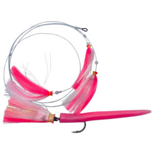 ChatterLures Joe Shute Daisy Chain Fishing Lure - Pink/White with Pink RonZ Tail