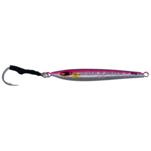 ChatterLures Streaker Jig Lure, 80g - Pink/Silver/Glow