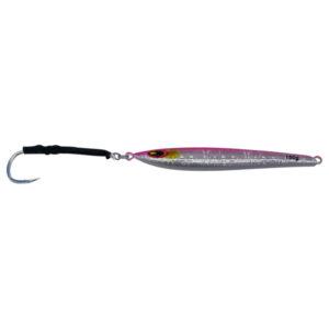 ChatterLures Streaker Jig Lure, 150g - Pink/Silver/Glow