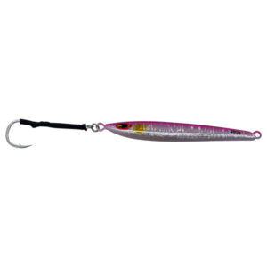 ChatterLures Streaker Jig Lure, 200g - Pink/Silver/Glow