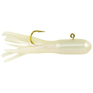 Berkley PowerBait Pre-Rigged Atomic Tubes Fishing Lures - Pearl