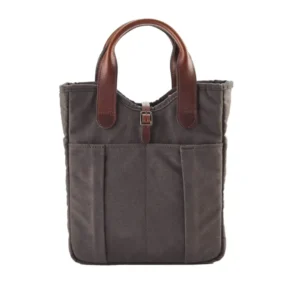 TOM BECKBE CANVAS WHISKEY TOTE BARK