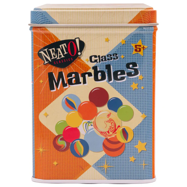 Toysmith Neato! Marbles In Tin Box 1 Toysmith Neato! Marbles In Tin Box