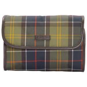 Barbour Tartan Hanging Washbag