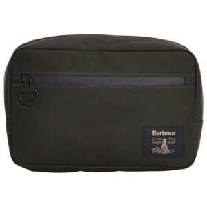 Barbour Field Washbag - Olive/Black