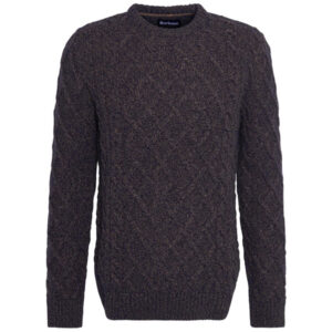 Stowford Cable-Knit Crew Neck Jumper - Navy