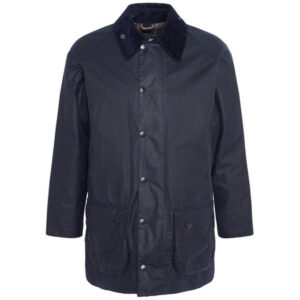 Barbour Beaufort Waxed Jacket - Navy