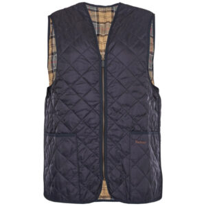 Barbour Quilted Waistcoat with Zip-In Liner - Navy/Dress