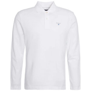 Barbour Original Sports Long-Sleeved Polo Shirt - Classic White