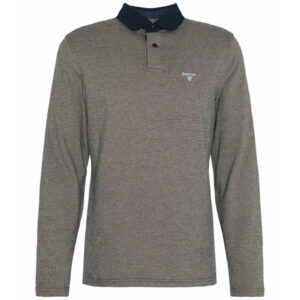 Barbour Walkford Long-Sleeved Polo Shirt - Classic Black