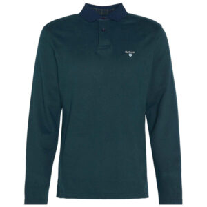 Barbour Walkford Long-Sleeved Polo Shirt - Sapphire Navy