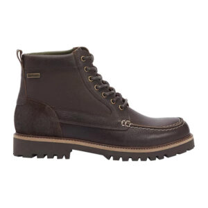 Barbour Sheene Moc Toe Derby Boots - Classic Brown