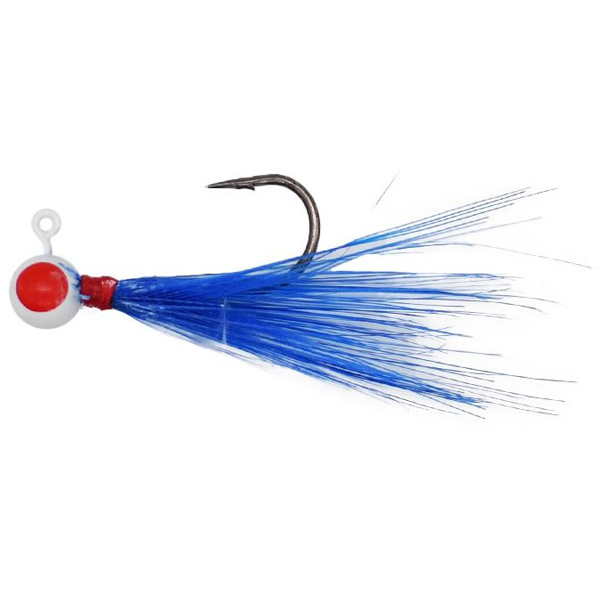 Leland'S Lures Pop-Eye Jig Lures, 1/64Oz - Blue/White 1 Leland's Lures Pop-Eye Jig Lures - Blue/White