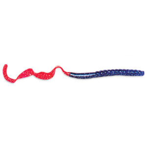 Culprit Original Worm Fishing Lures - Grape/Red Tail