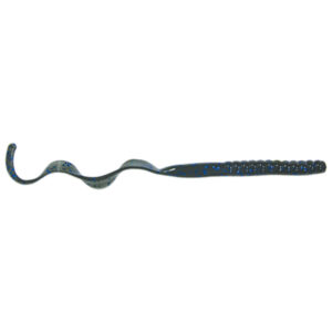 Culprit Original Worm Fishing Lures - Black Blue Flake