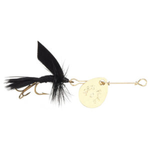 Joe's Flies Short Striker Classic Inline Spinner Lure - Black Gnat