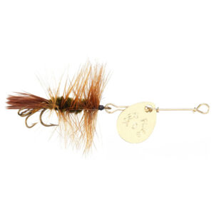 Joe's Flies Short Striker Classic Inline Spinner Lure - Brown Hackle
