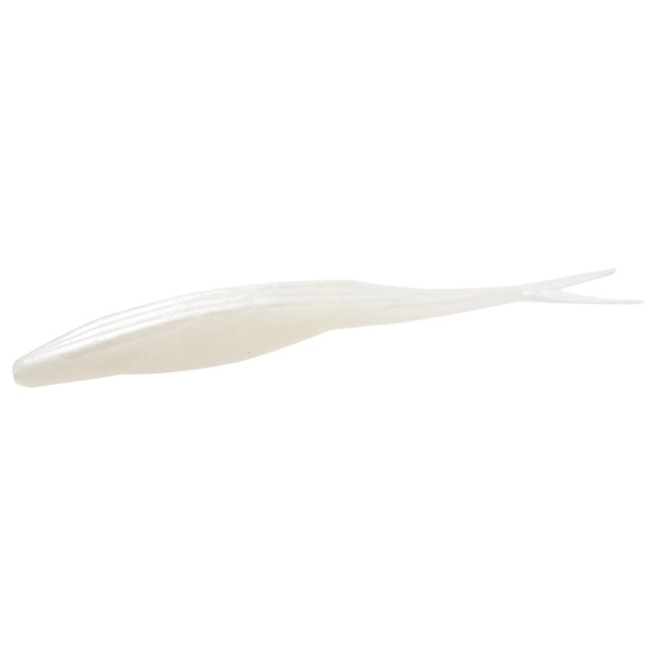 Zoom Magnum Super Fluke Fishing Lure - White Pearl 1 Zoom Magnum Super Fluke Fishing Lure - White Pearl
