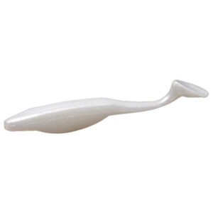 Zoom Swimmin' Super Fluke Jr. Fishing Lure - White Pearl