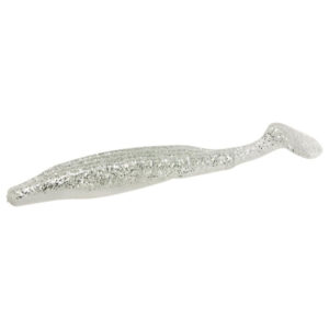 Zoom Swimmin' Super Fluke Fishing Lure - White Ice