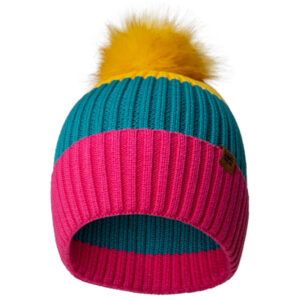 Britt's Knits Wonderland Collection Kid's Pom Hat - Yellow