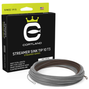 Cortland Line Company Streamer Sink Tip 10 T3 Fly Fishing Line