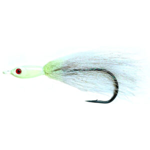 Jigging World Fluke Candy Teaser Lures V2 with Bucktail - Glow