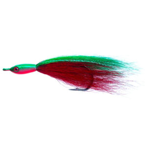 Jigging World Fluke Candy Teaser Lures V2 with Bucktail - Nuclear Chicken