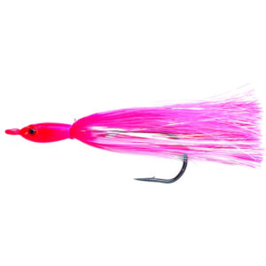 Jigging World Fluke Candy Teaser Lures V2 with Mylar Flash - Pink