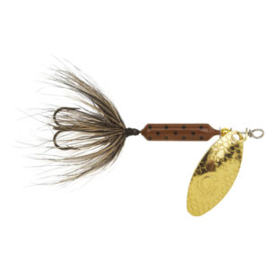 Yakima Bait Original Rooster Tail Treble Fishing Lure - Pumpkin Seed