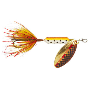 Yakima Bait Original Rooster Tail Treble Fishing Lure - Tinsel Brown Trout