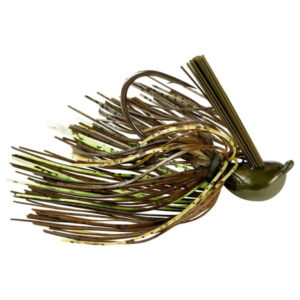 Lurenet War Eagle Jiu-Jigsu Jig Lure - Green Pumpkin Neon