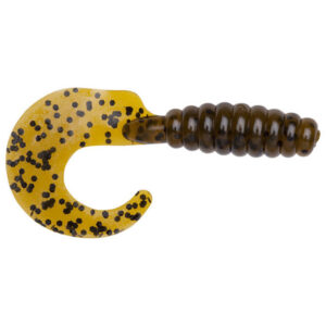 Lurenet YUM Grub Soft Bait Lures - Green Pumpkin