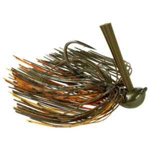 Lurenet War Eagle Jiu-Jigsu Jig Lure - Green Pumpkin Orange Craw