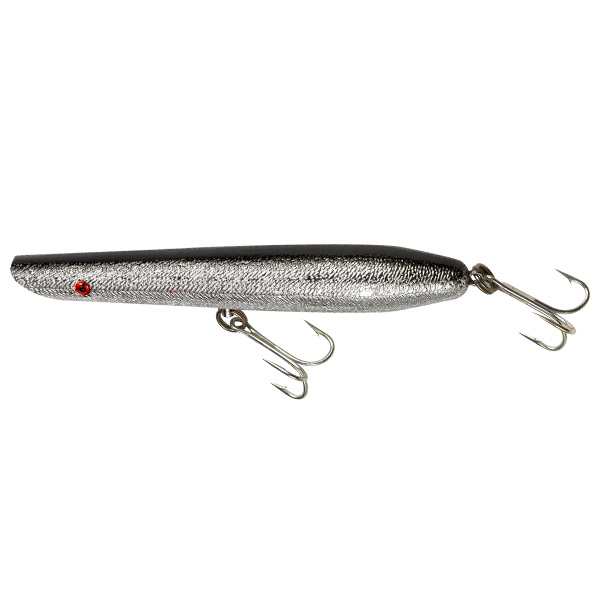 Lurenet Cotton Cordell Pencil Popper Fishing Lure, 6&Quot; - Chrome/Black Back 1 Lurenet Cotton Cordell Pencil Popper Fishing Lure, 6" - Chrome/Black Back