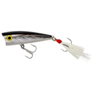Lurenet Rebel Magnum Pop R Fishing Lure - Silver/Black