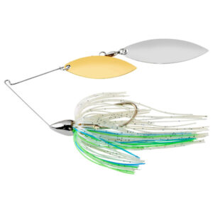 Lurenet War Eagle Nickel Frame Double Willow Spinnerbait Fishing Lure - Blue Herring