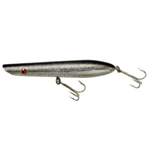Lurenet Cotton Cordell Pencil Popper Fishing Lure - Chrome/Black Back