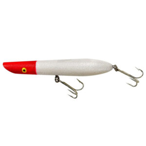 Lurenet Cotton Cordell Pencil Popper Fishing Lure - Pearl Red Head