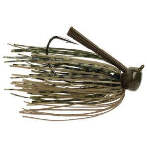 VMC FJW Weedless Football Jig Lure - Green Pumpkin