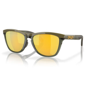 Oakley Frogskins Range Sunglasses - Prizm 24k Polarized Lenses with Dark Brush Frame