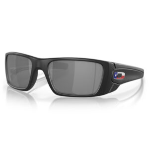 Oakley Standard Issue Fuel Cell USA Flag Sunglasses - Black Iridium Lenses with Matte Black Frame