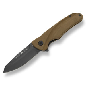 Buck Knives 843 Sprint Ops Knife - OD Green Canvas Micarta