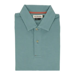 Tom Beck Coastal Polo Shirt Aqua