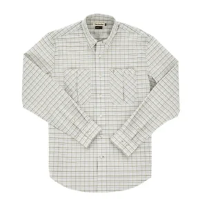 Tom Beckbe Tidewater Long Sleeve Shirt Stone Plaid