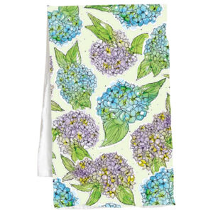 Amanda Klein Hydrangea Flour Sack Tea Towel