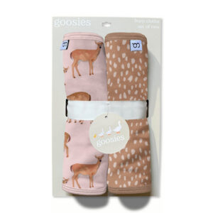 Goosies Burp Cloth Set - Does and Fawns